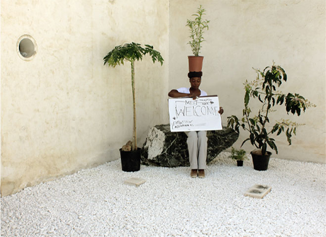 Taste of a Stone Itiat Esa Ufok, 2013 Installation and performance